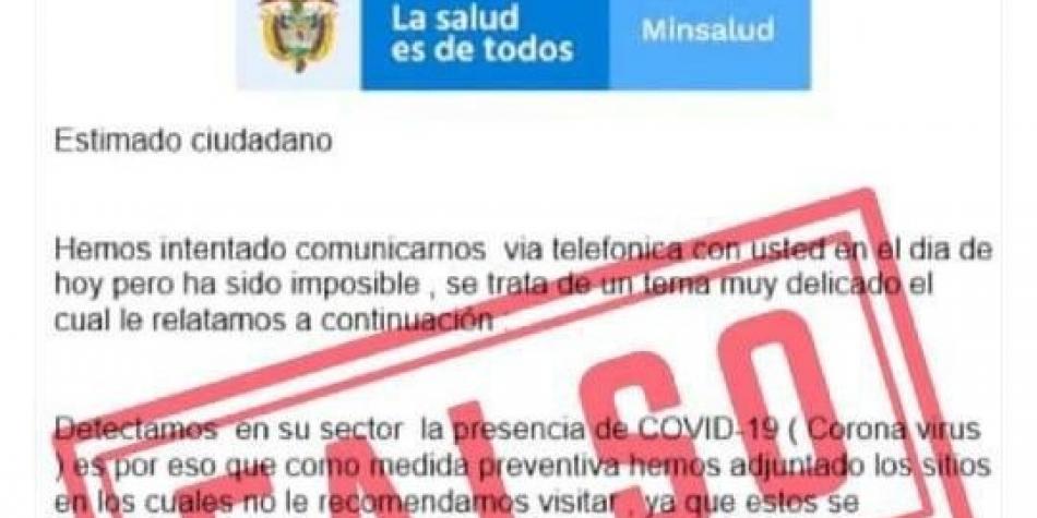 Ojo No Se Deje Enganar Circulan Cadenas Falsas Sobre Coronavirus